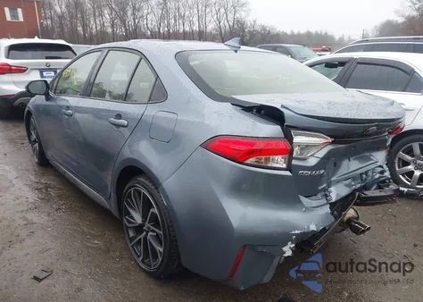 2021 Toyota Corolla Se from USA, damaged, VIN JTDS4MCE6MJ074244